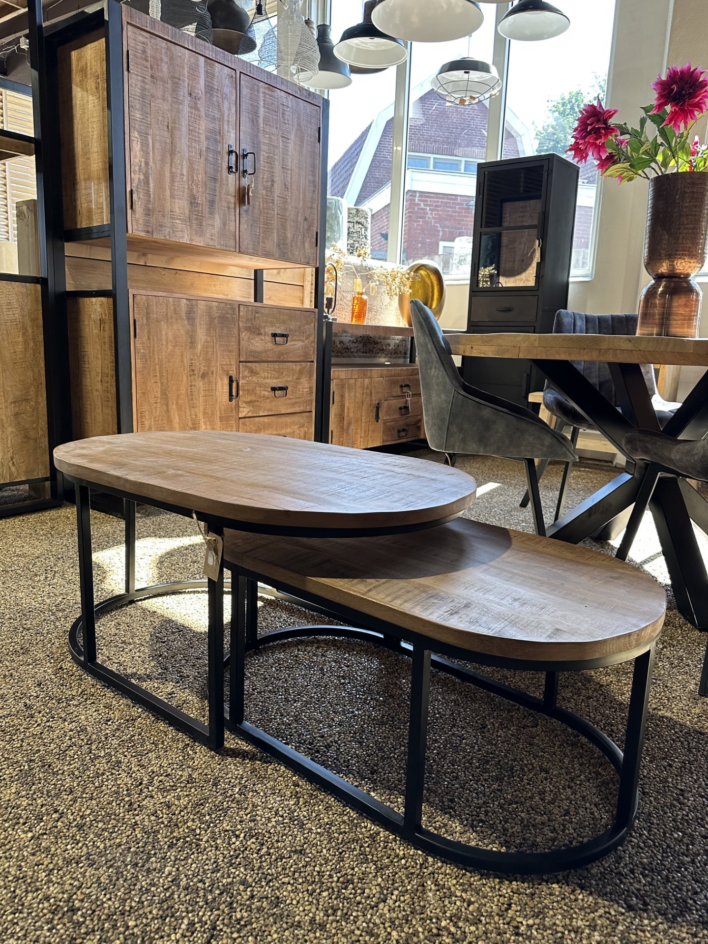 vidaXL Salontafel Oud hout 102 x 35 x 75 cm Bewerkt hout - Tafels | Salontafels