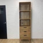 Mangohouten retro kast Hendrik met lades