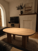Eiken salontafel Cecile