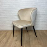 Eetkamerstoel Oslo creme velvet