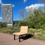 Douglashouten low dining chair Sylvie
