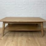 Mangohouten salontafel deens ovaal Alex