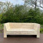 Steigerhouten tuinbank Rae