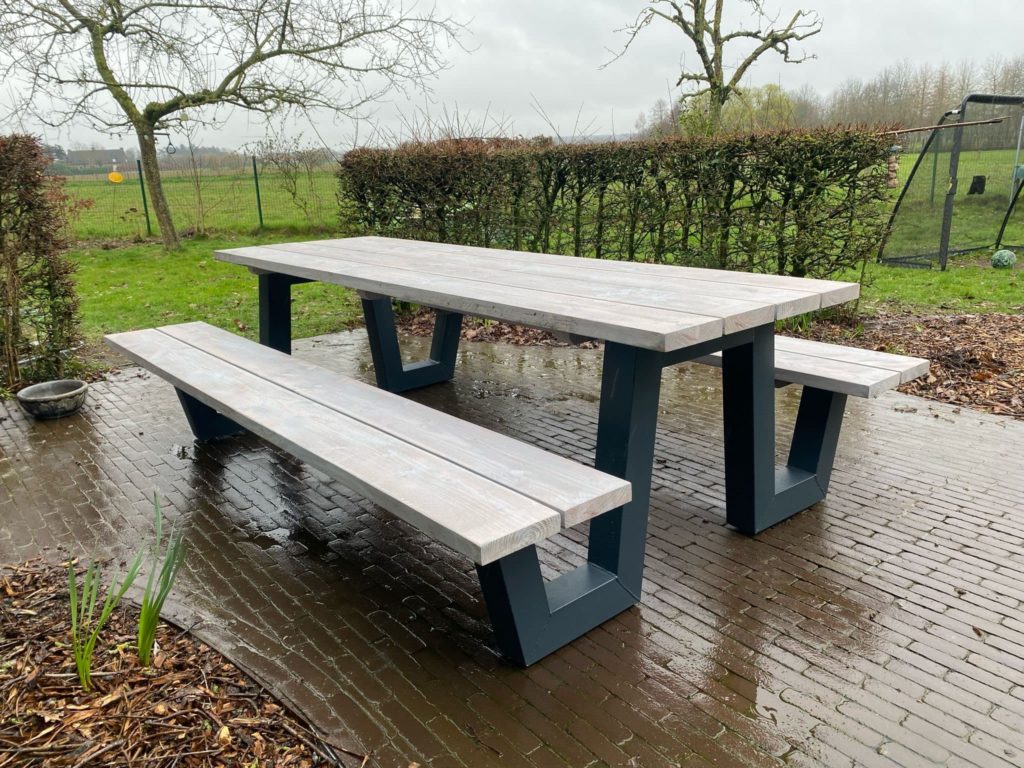 Douglas picknicktafel Herne greywash