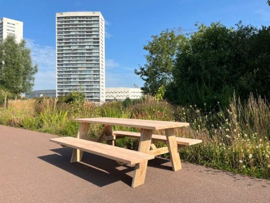 Douglashouten picknicktafel Petra