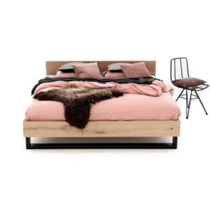 Eikenhouten bed Flore