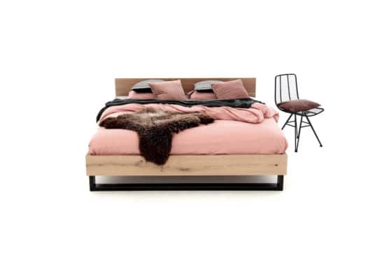 Eikenhouten bed Flore