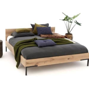 Eikenhouten bed Lean