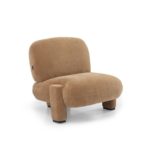 Fauteuil Louise chenille terracotta