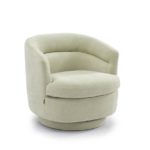 Fauteuil Valerie draaibaar chenille mintgroen