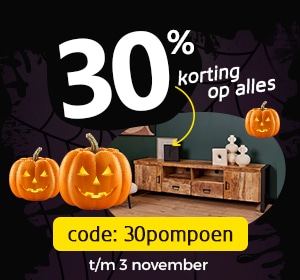 30% korting halloween actie