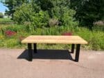 Iroko houten tuintafel Amiro