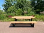Iroko houten picknicktafel Leor