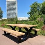Irokohouten picknicktafel Benoa