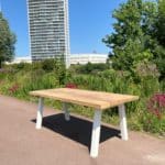 Irokohouten tuintafel Egbert