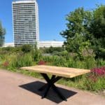 Irokohouten tuintafel Dorien