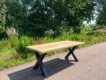 Iroko houten tuintafel Tjarda