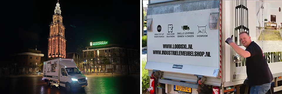 LoodsXL bezorgt meubelen