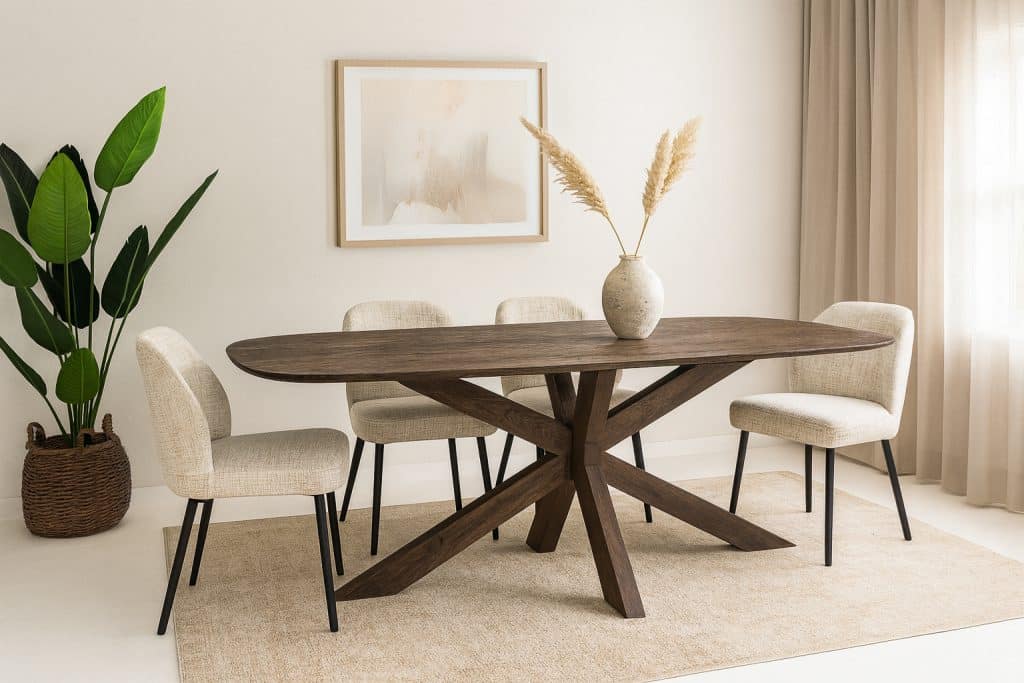 Mangohouten tafel Lissabon