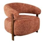 Fauteuil Grace chenille koper
