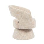 Fauteuil Josh draaibaar chenille beige