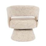 Fauteuil Josh draaibaar chenille beige