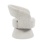 Fauteuil Josh draaibaar chenille taupe