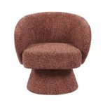 Fauteuil Lenn draaibaar chenille koper