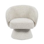 Fauteuil Lenn draaibaar chenille taupe
