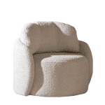 Fauteuil Nino off white polyester stof