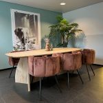 Eikenhouten deens ovale tafel Catier