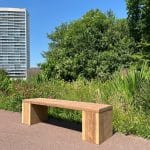 Irokohouten bankje Bonnie