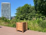 Irokohouten bloembak Alba