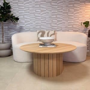 Eikenhouten salontafel Krijn