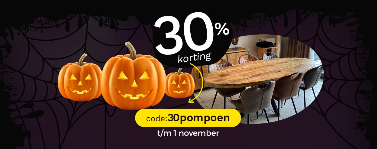 30% korting halloween actie